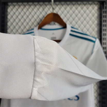 Real Madrid 17/18 Long Sleeve Home Kit