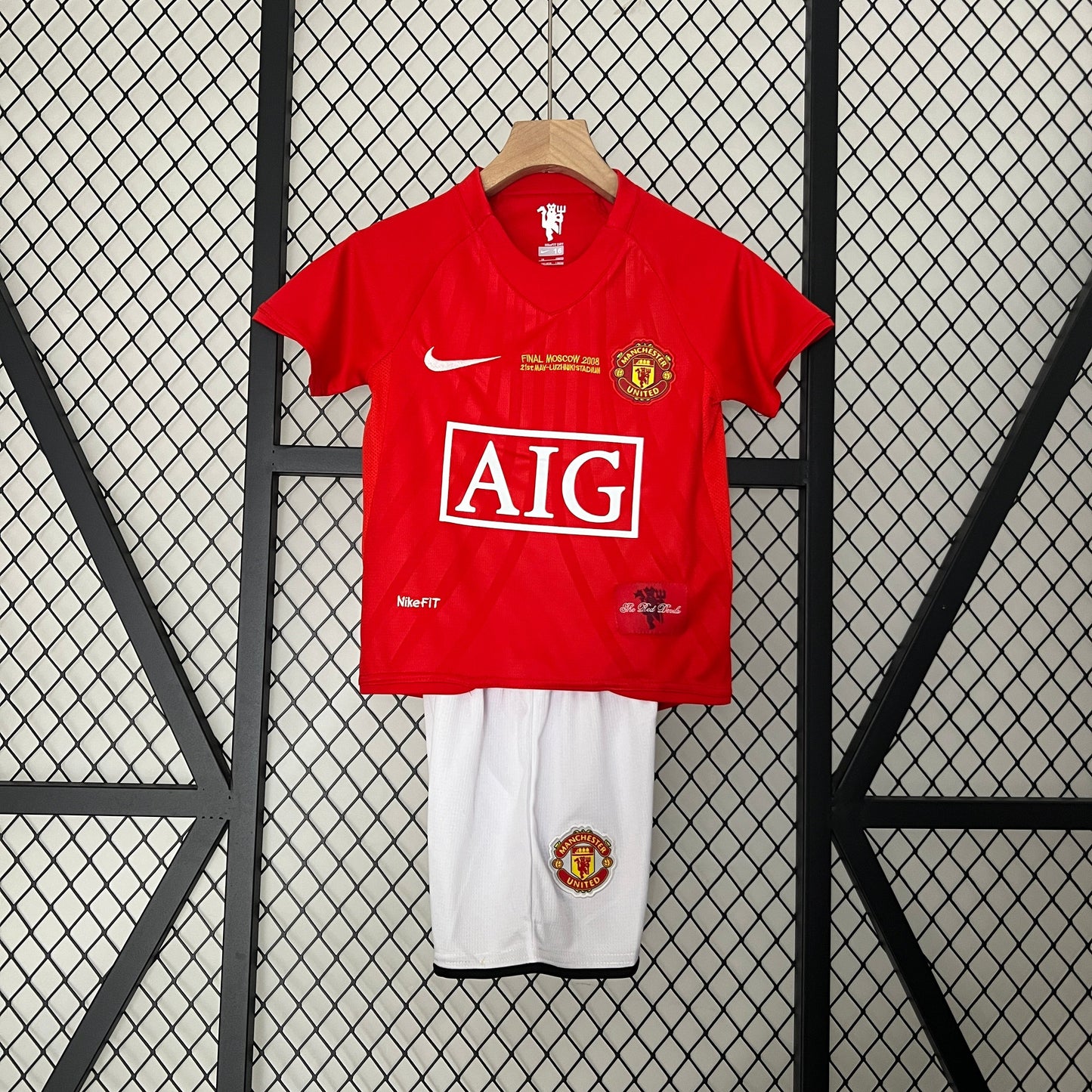 07/08 Retro Manchester United Home Kids