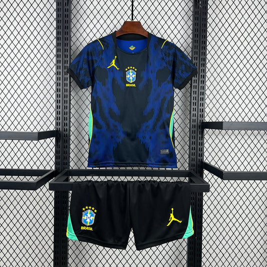 2026 Brazil Away Kids Kit