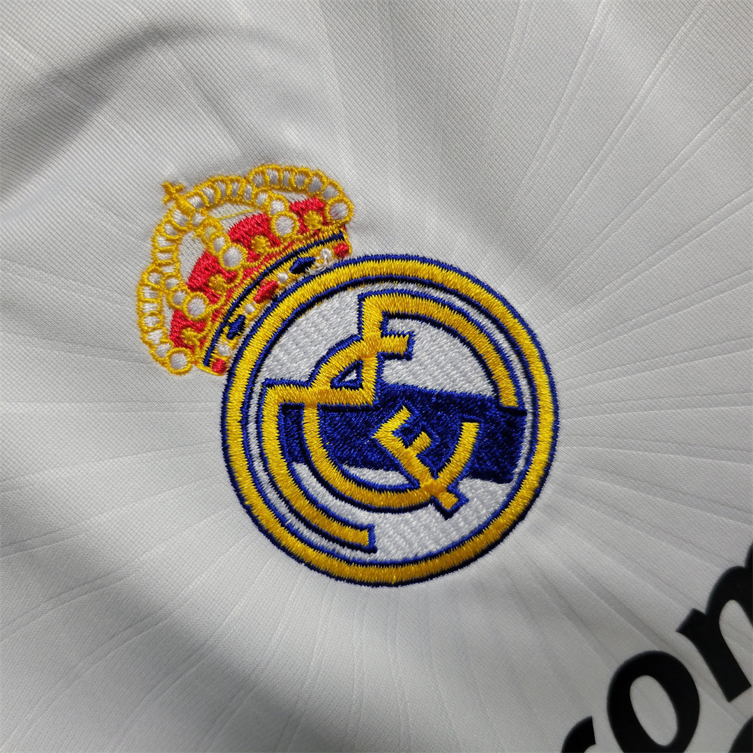 Real Madrid 10/11 Long Sleeve Home Kit