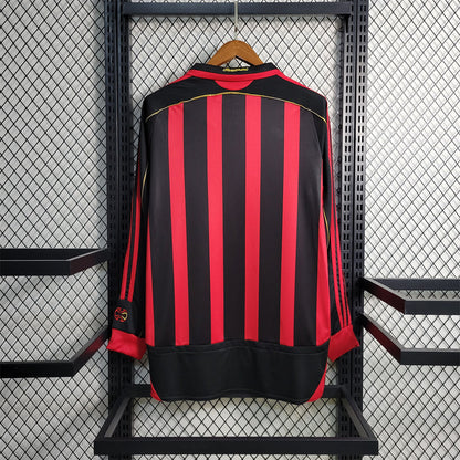AC Milan 06/07 Long Sleeve Home Kit