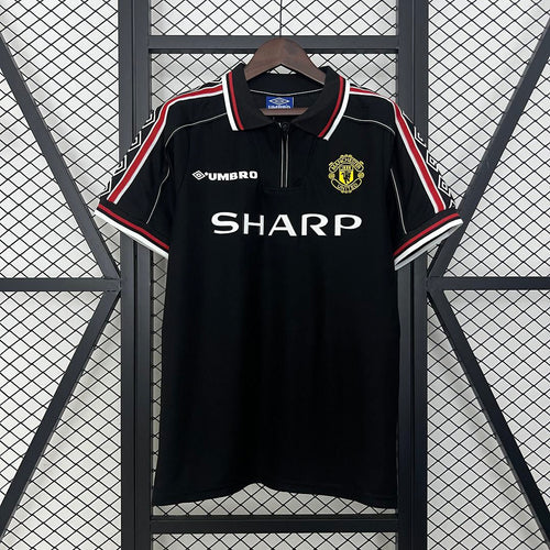 98-99 Manchester United Black Retro Kit