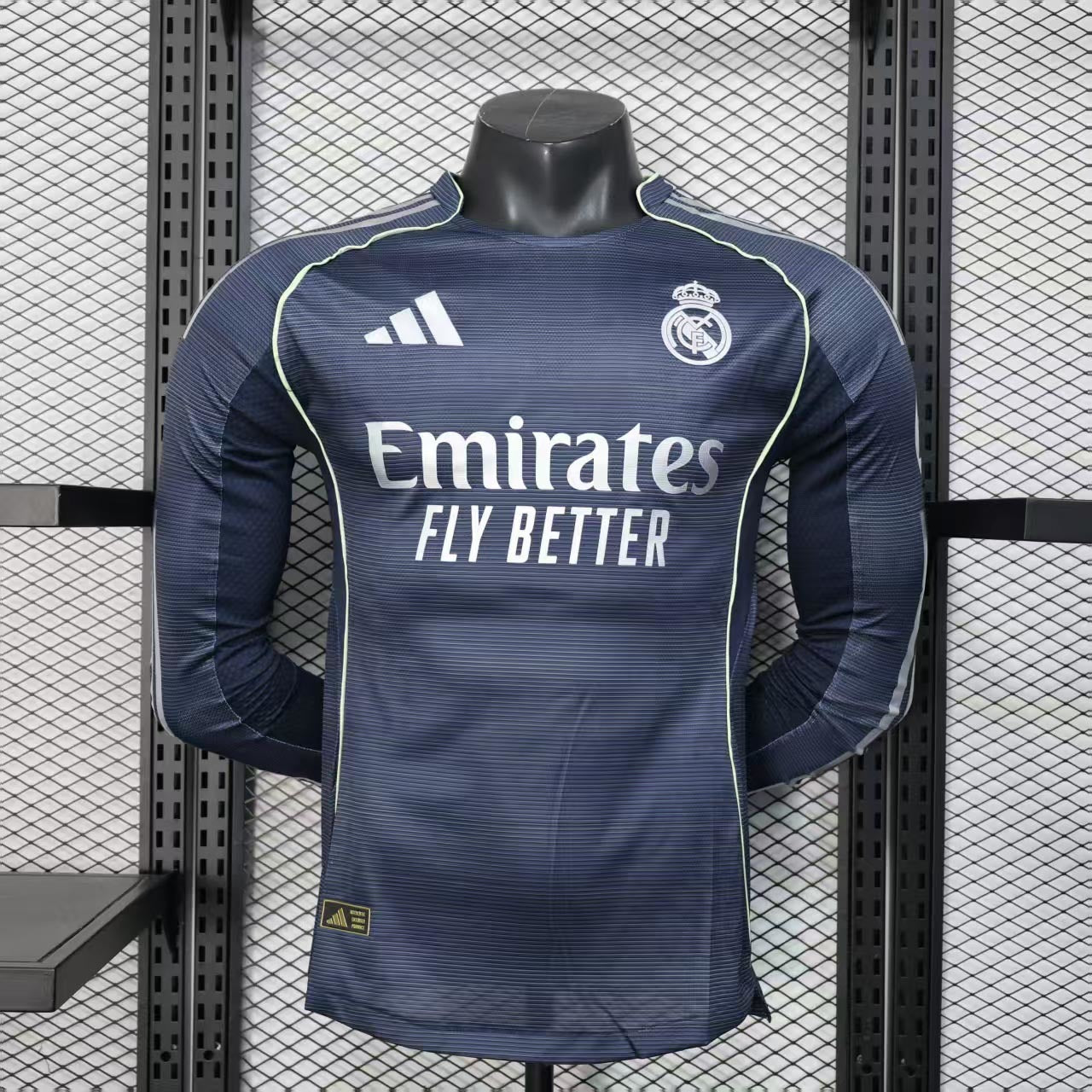 Real Madrid 25/26 Long Sleeve Away Kit