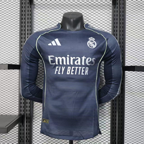 Real Madrid 25/26 Long Sleeve Away Kit