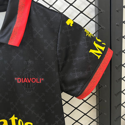 24/25 Kids AC Milan Co-Branded Edition Kit