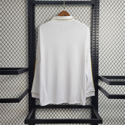 Real Madrid 11/12 Long Sleeve Home Kit